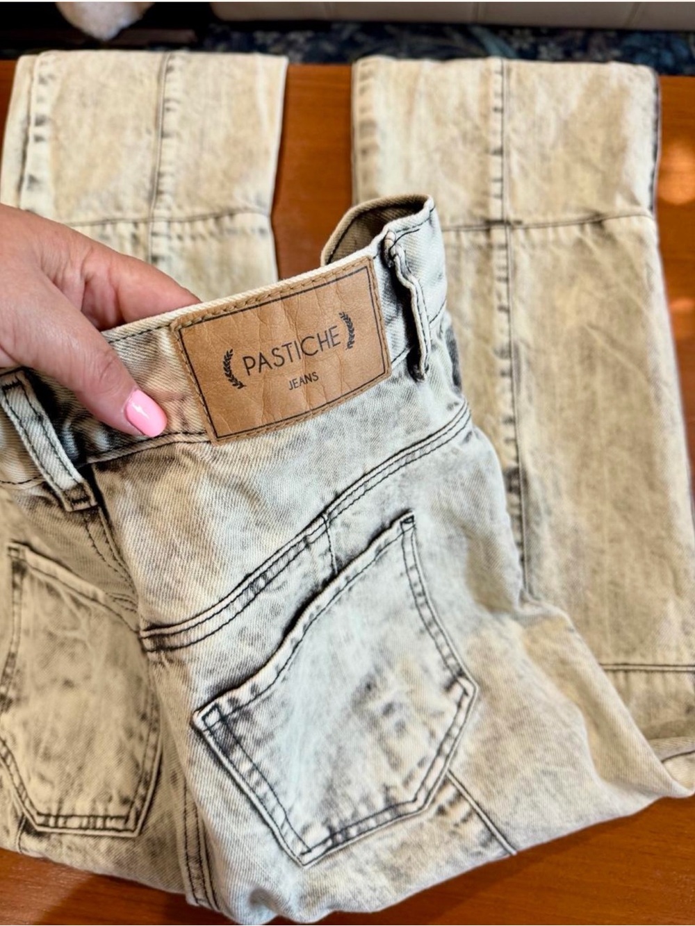 Anthropologie Patchwork Jeans - Small
